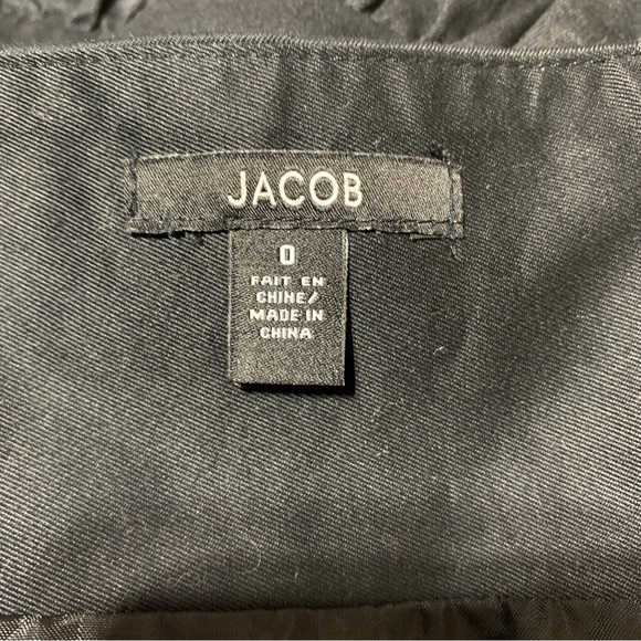 NWOT Jacob Black Mermaid High Waisted Knee Length Ruffle Skirt Size 0 - Picture 4 of 11